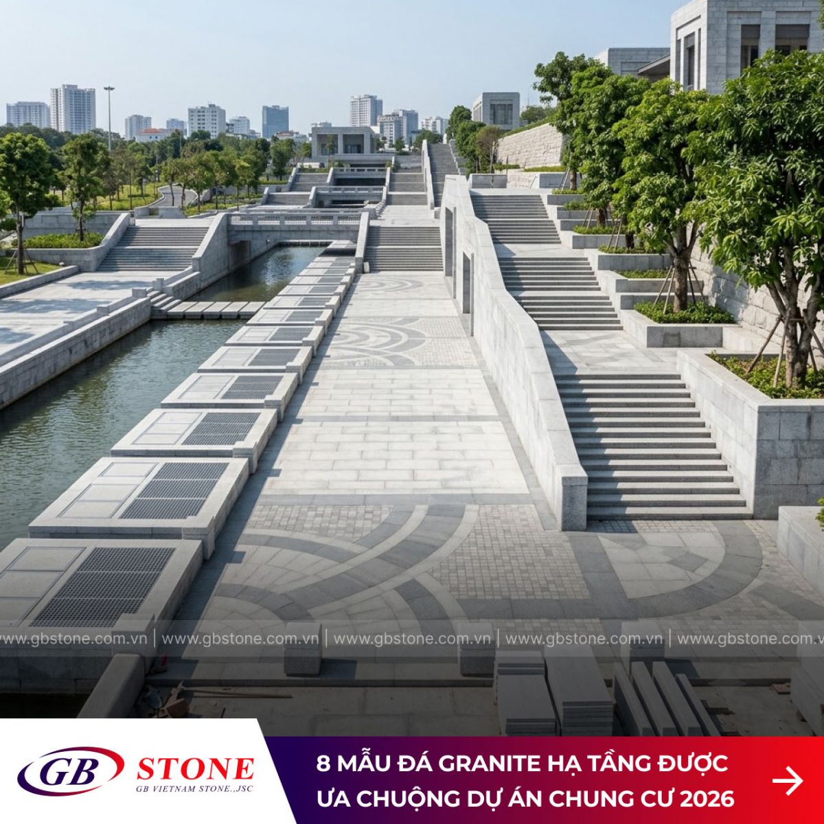 Đá granite hạ tầng cho dự án chung cư đô thị 2026