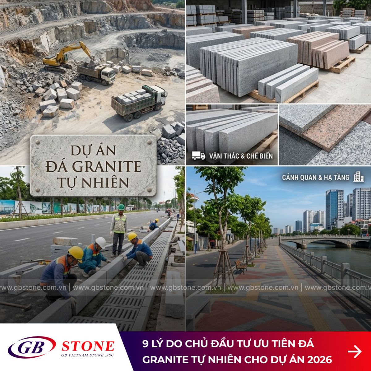 9 lý do chủ đầu tư ưu tiên đá granite cho dự án 2026