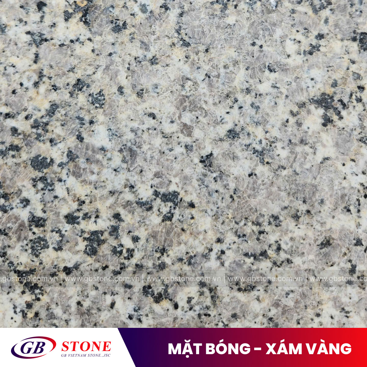 Đá granite mặt bóng - xám vàng