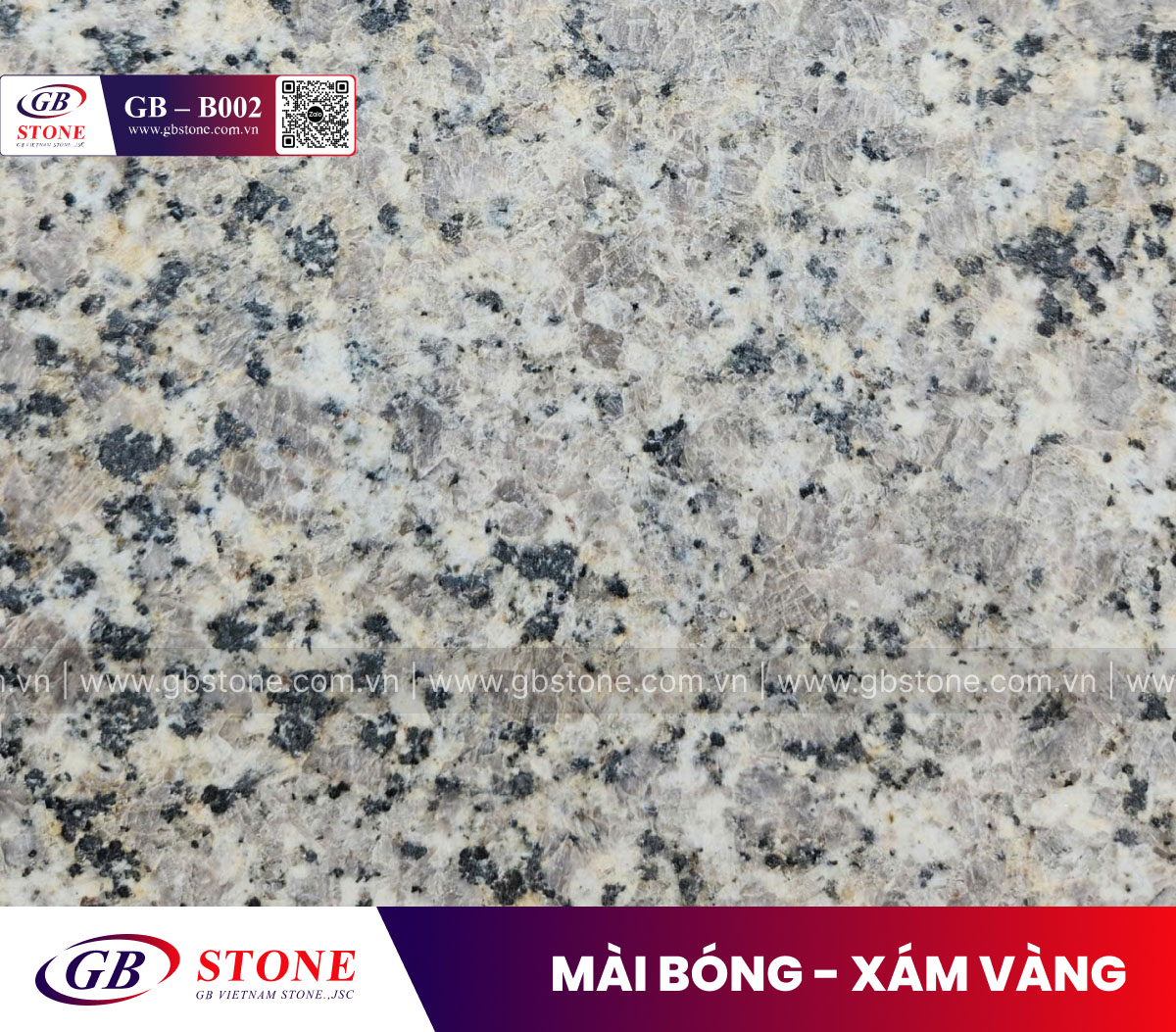 Đá granite mài bóng xám vàng