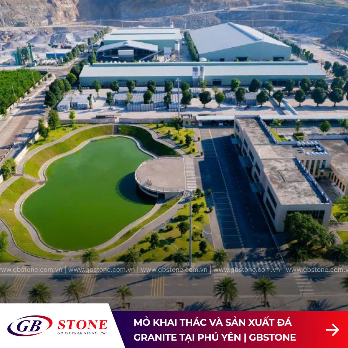 Mỏ khai thác sản xuất đá granite tự nhiên - GBStone