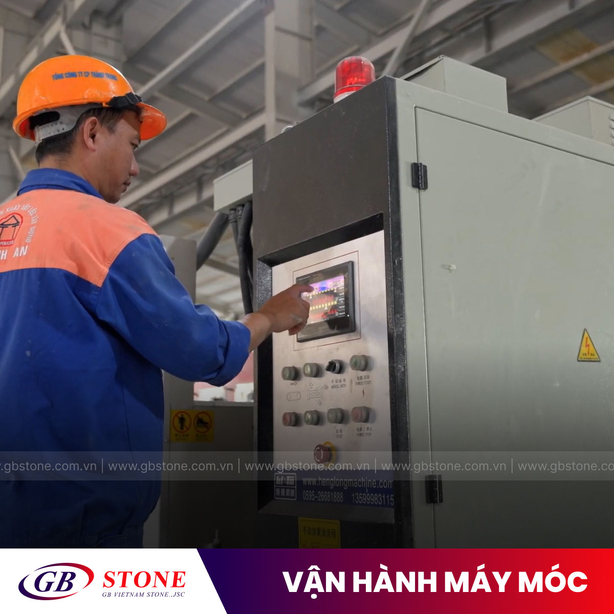 Vận hành sản xuất đá granite GBStone