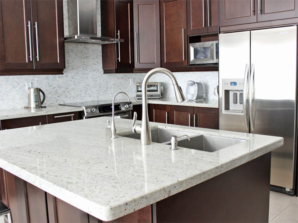 đá granite ốp bếp